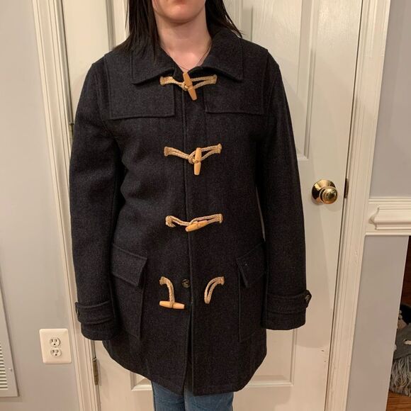Shades of Grey Micah Cohen Y2K Wool Stadium Coat L - Picture 1 of 6